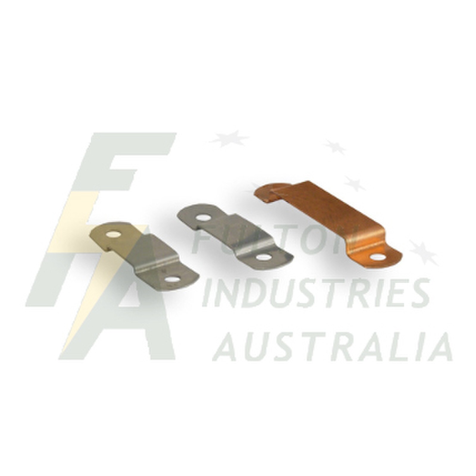 25x3mm - Copper saddle clamp